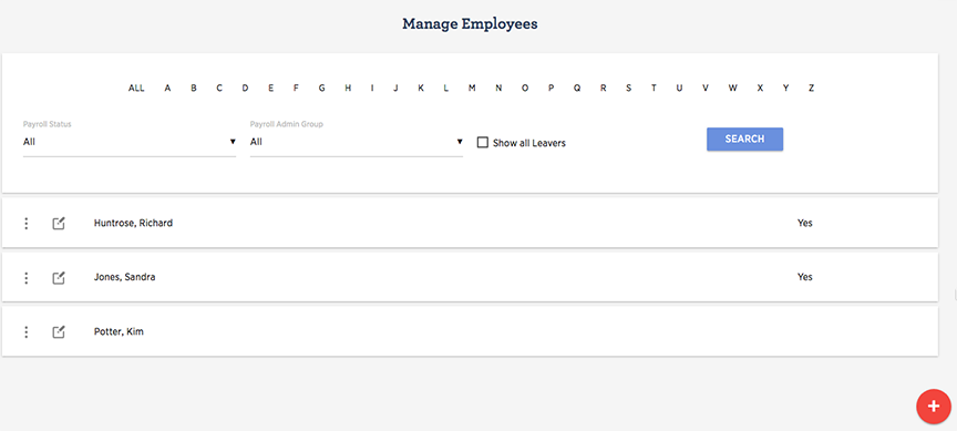 Manage Employees