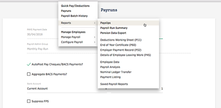 Payroll Reports