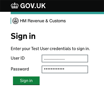 HMRC Sign-In
